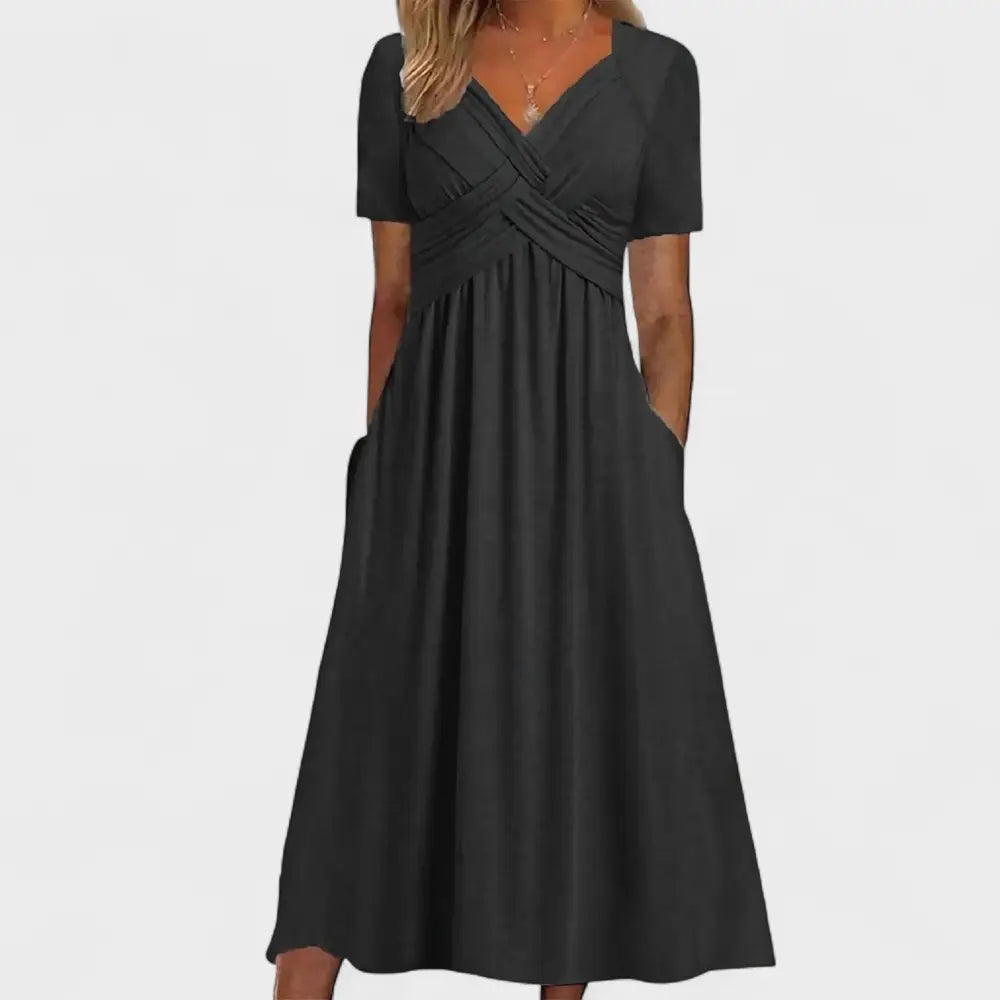 Violeta – Conjunto Frescura Nórdica y Elegancia Sin Esfuerzo - Negro / S - Vestidos