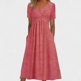 Violeta – Conjunto Frescura Nórdica y Elegancia Sin Esfuerzo - Rosa / S - Vestidos