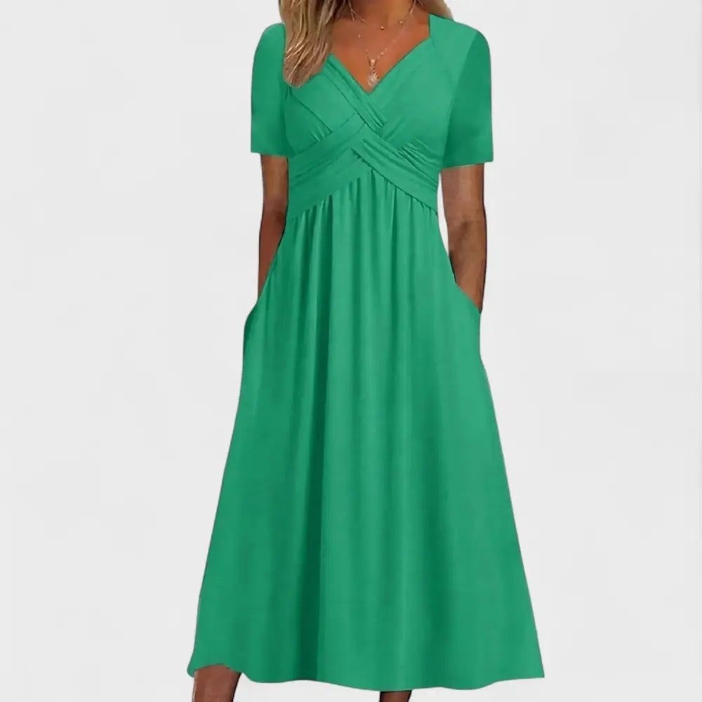 Violeta – Conjunto Frescura Nórdica y Elegancia Sin Esfuerzo - Verde / S - Vestidos