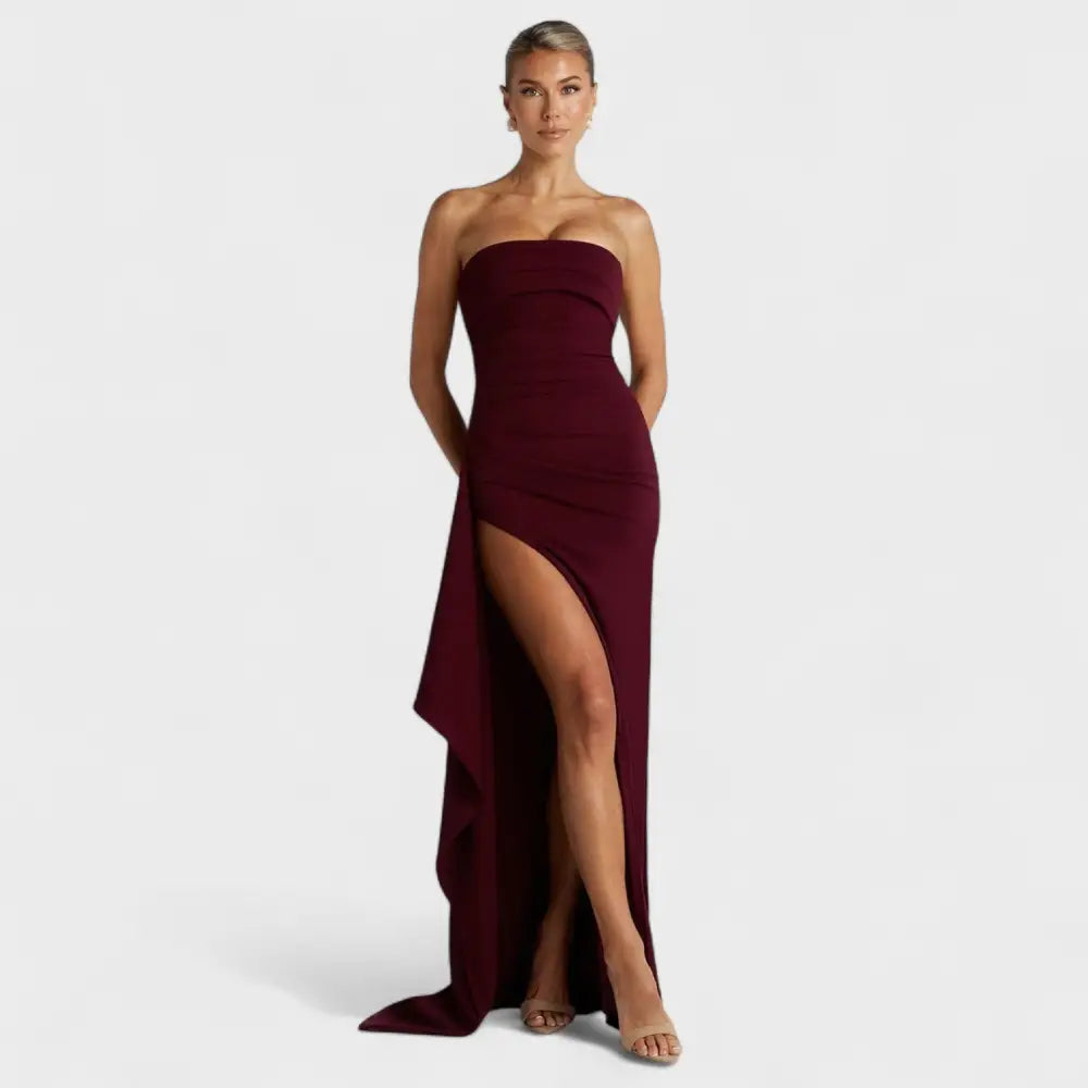 Zafira – Vestido Seducción y Elegancia Atemporal - Cereza / XS - Vestidos