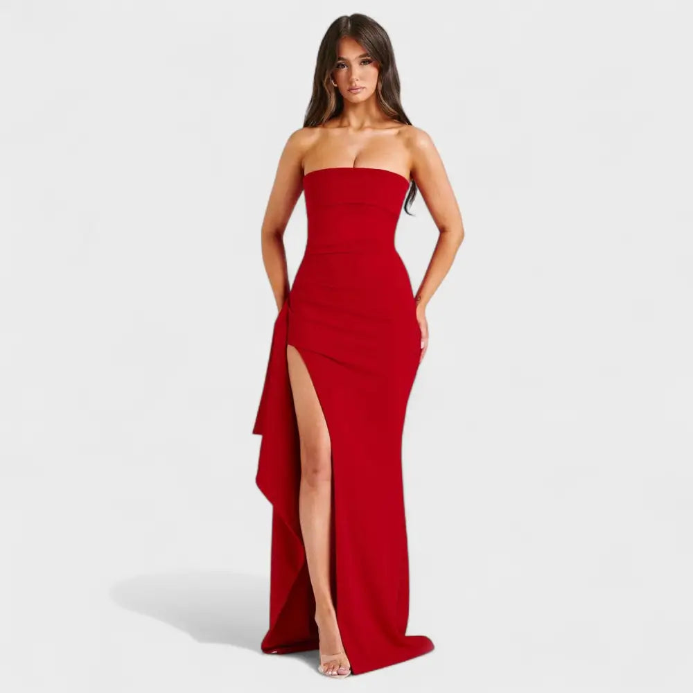 Zafira – Vestido Seducción y Elegancia Atemporal - Rojo / XS - Vestidos